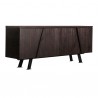 Armen Living Pirate Brown Acacia Sideboard Cabinet Side