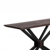 Armen Living Pirate Acacia Modern Console Table Half