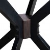 Armen Living Pirate Acacia Modern End Table Legs View