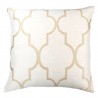 Paxton Contemporary Decorative Feather and Down Throw Pillow In Dulce Jacquard Fabric