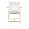 Armen Living Portals Outdoor Patio Aluminum Barstool In Light Matte Sand With Natural Teak Wood Accent In Beige 02 - Armen Living Portals Outdoor Patio Aluminum Barstool In Light Matte Sand With Natural Teak Wood Accent In Beige 02