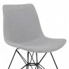 Armen Living Palmetto Contemporary Dining Chair In Gray Fabric With Black Metal Legs 06 - Armen Living Palmetto Contemporary Dining Chair In Gray Fabric With Black Metal Legs 06