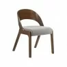 Armen Living Polly Mid-Century Upholstered Dining Chairs In Walnut Finish - Set of 2 02 - Armen Living Polly Mid-Century Upholstered Dining Chairs In Walnut Finish - Set of 2 02