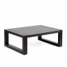 Paradise Outdoor Patio Solid Eucalyptus Wood Coffee with Dark Finish - Paradise Outdoor Patio Solid Eucalyptus Wood Coffee with Dark Finish