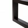 Paradise Outdoor Patio Solid Eucalyptus Wood Coffee with Dark Finish - Leg Close-Up - Paradise Outdoor Patio Solid Eucalyptus Wood Coffee with Dark Finish - Leg Close-Up