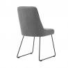 Armen Living Quartz Gray Fabric And Metal Dining Room Chairs  05