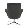 Armen Living Quinn Contemporary Adjustable Swivel Accent Chair Grey 002