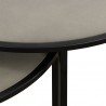 Armen Living Rina Concrete and Black Metal 2 Piece Nesting End Table Set in Natural 05