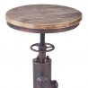 Armen Living Remy Industrial Adjustable Barstool In Industrial Copper And Pine Wood 002