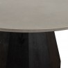 Armen Living Revival Concrete And Oak Round Dining Table In Natural 01