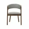 Armen Living Rowan Gray Upholstered Dining Chairs In Walnut Finish 02 - Armen Living Rowan Gray Upholstered Dining Chairs In Walnut Finish 02