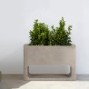 Armen Living Sunstone Indoor or Outdoor Planter in Concrete