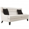 Skyline Sofa In White Bonded Leather