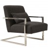 Skyline Accent Chair In Charcoal Fabric