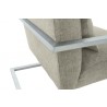 Armen Living Skyline Modern Accent Chair In Gray Linen and Steel Legs 005