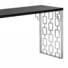 Armen Living Skyline Console Table In Charcoal 03
