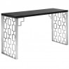 Armen Living Skyline Console Table In Charcoal 01