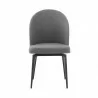 Armen Living Sunny Swivel Gray Fabric And Metal Dining Room Chairs  02 - Armen Living Sunny Swivel Gray Fabric And Metal Dining Room Chairs  02
