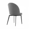 Armen Living Sunny Swivel Gray Fabric And Metal Dining Room Chairs  05 - Armen Living Sunny Swivel Gray Fabric And Metal Dining Room Chairs  05