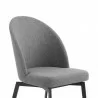 Armen Living Sunny Swivel Gray Fabric And Metal Dining Room Chairs  03 - Armen Living Sunny Swivel Gray Fabric And Metal Dining Room Chairs  03