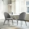 Armen Living Sunny Swivel Gray Fabric And Metal Dining Room Chairs  09 - Armen Living Sunny Swivel Gray Fabric And Metal Dining Room Chairs  09