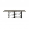 Armen Living Solange Concrete and Black Metal Rectangular Dining Table In Natural 02