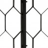Armen Living Solange Concrete and Black Metal Rectangular Dining Table In Natural 06