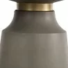 Pinni Gray Concrete Round Dining Table with Bronze Painted Accent 03 - Pinni Gray Concrete Round Dining Table with Bronze Painted Accent 03