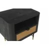 Armen Living Saratoga Nightstand in Black Acacia with Rattan 05 - Armen Living Saratoga Nightstand in Black Acacia with Rattan 05