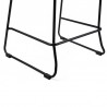 Armen Living Shasta Outdoor Metal and Rope Stackable Counter Stool - Legs