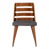 Armen Living Storm Mid-Century Dining Chair In Walnut Wood And Charcoal Fabric 05