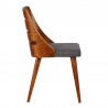 Armen Living Storm Mid-Century Dining Chair In Walnut Wood And Charcoal Fabric 02