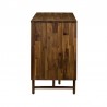 Armen Living Superb Rustic Oak Buffet Cabinet Side