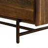 Armen Living Superb Rustic Oak Buffet Cabinet Legs