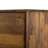 Superb Rustic Oak Buffet Cabinet - Close-Up