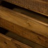 Superb Rustic Oak Buffet Cabinet - Detail