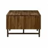 Superb Rustic Oak Coffee Table with Drawer - Side - Superb Rustic Oak Coffee Table with Drawer - Side