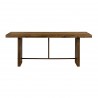 Superb Rustic Oak Dining Table - Front