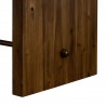 Superb Rustic Oak Dining Table - Wooden Side Close-Up