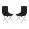 Tempe Contemporary Dining Chair in Black - Set of 2