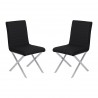Tempe Contemporary Dining Chair in Black - Set of 2