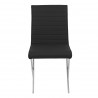 Tempe Contemporary Dining Chair in Black - Front