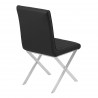 Tempe Contemporary Dining Chair in Black - Back Angle