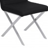 Tempe Contemporary Dining Chair in Black - Leg Close-Up