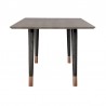 Armen Living Turin Rustic 2 piece set with Dining Table and Sideboard in Black Brushed 7