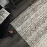 Togo Contemporary Area Rug in Grey/Cream 2 - Togo Contemporary Area Rug in Grey/Cream 2