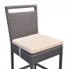 Armen Living Tropez Outdoor Patio Wicker Barstool With Water Resistant Beige Fabric Cushions 07