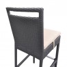 Armen Living Tropez Outdoor Patio Wicker Barstool With Water Resistant Beige Fabric Cushions 08