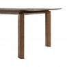 Armen Living Treviso Mid-Century Extension Dining Table In Walnut Finish 03