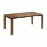 Treviso Mid-Century Extension Dining Table in Walnut Finish and Top - Anglled - Treviso Mid-Century Extension Dining Table in Walnut Finish and Top - Anglled